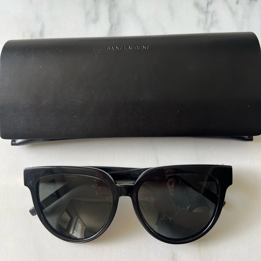 Yves Saint Laurent black sunglasses